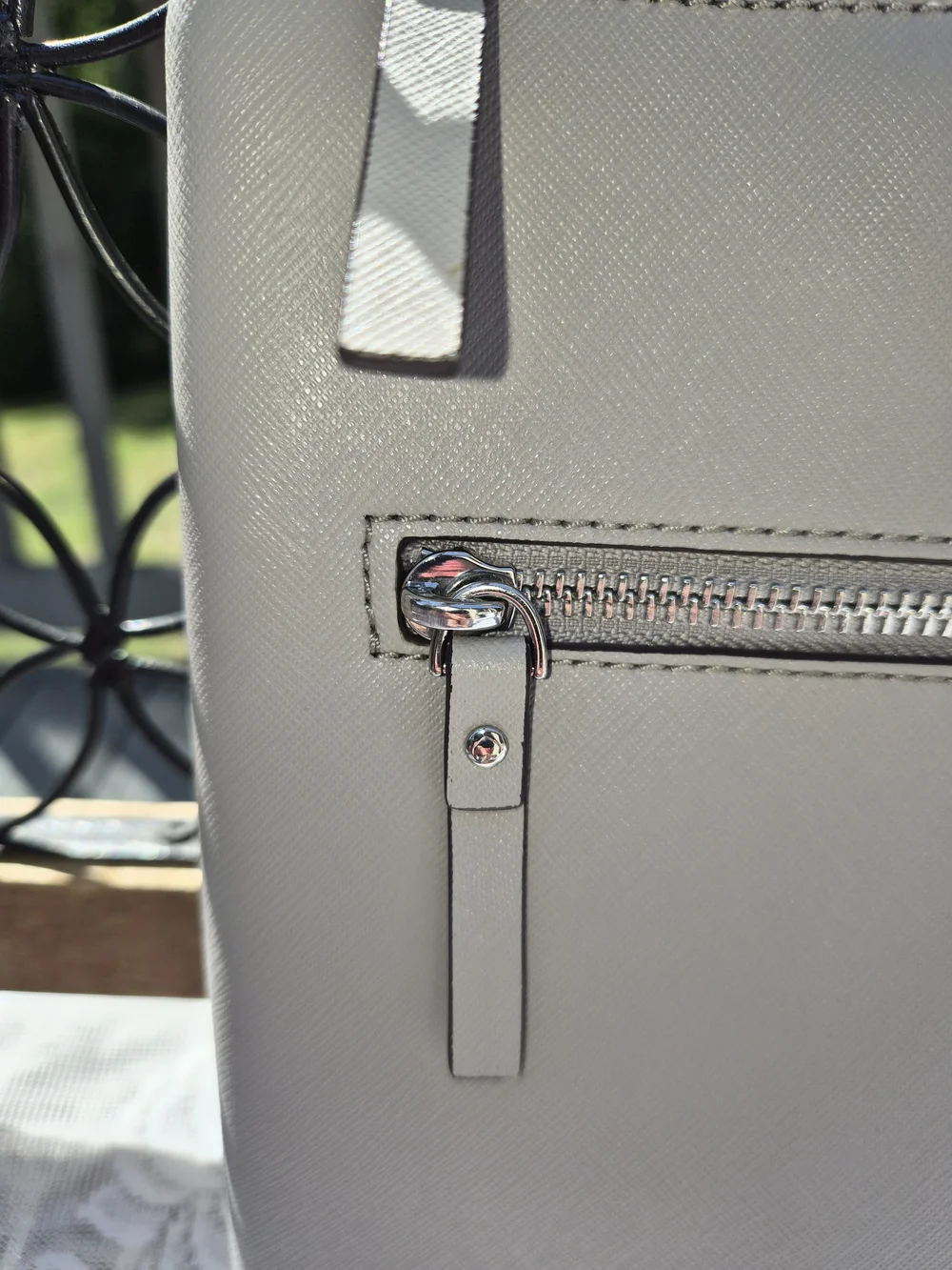 kate spade New York Grey Saffiano Leather Crossbody Bag - Picture 3 of 9